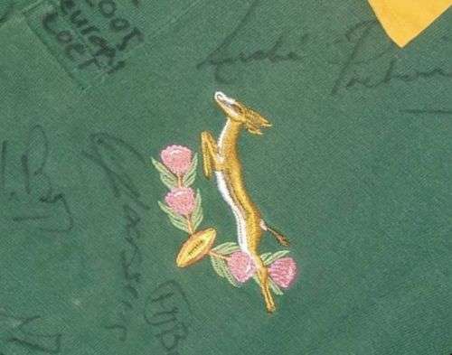 Springbok Rugby Jersey - Signed