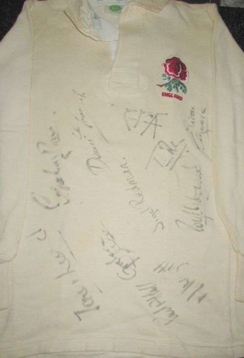 England Rugby Jersey 1994 - Signed