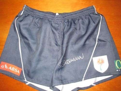 Blue Bulls Rugby Shorts - Signed