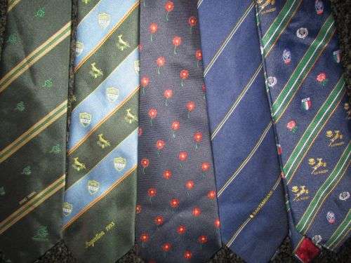 10 x Rugby Ties - Springbok