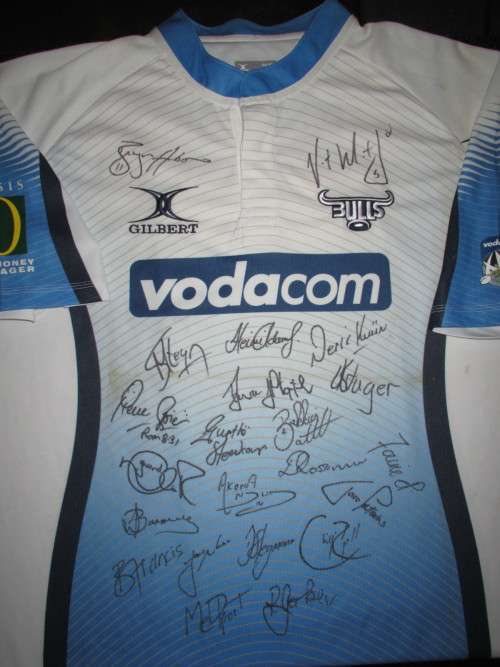 Bulls Rugby Jersey 2009 - Signed