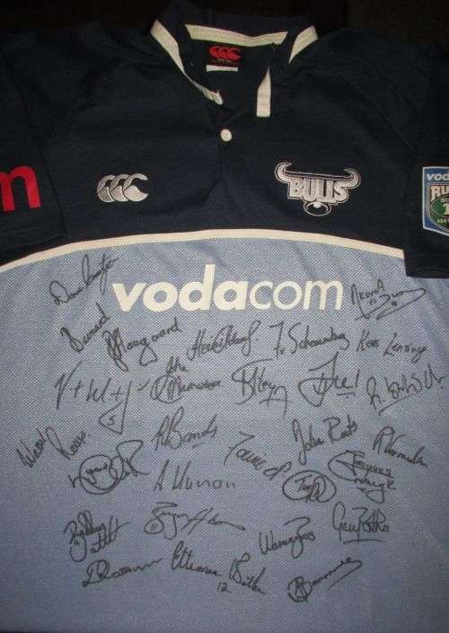 Bulls Rugby Jersey 2005 - Signed
