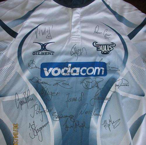 Bulls signed Super 14 Away jersey 2010