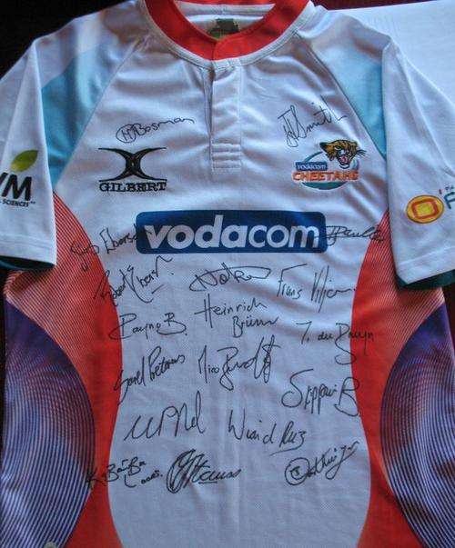 Cheetahs Super 14 jersey Signed by Squad 2010