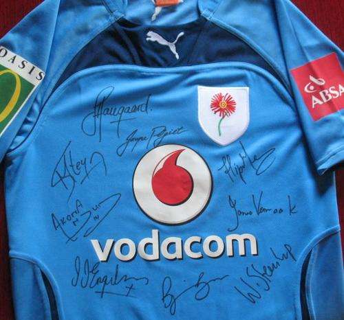 Blue Bulls Currie Cup Jersey Signed 2012