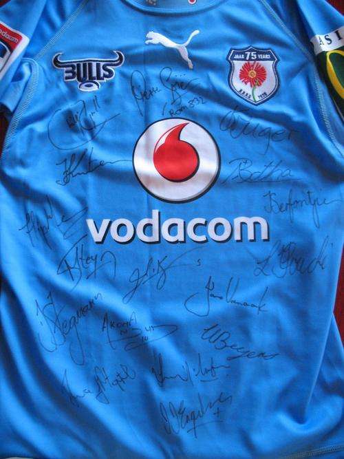 Bulls 75th Anniversary Jersey Signed 2013