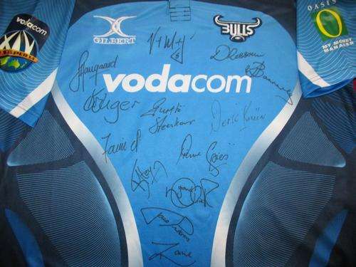 Bulls Super 14 Jersey Signed 2010