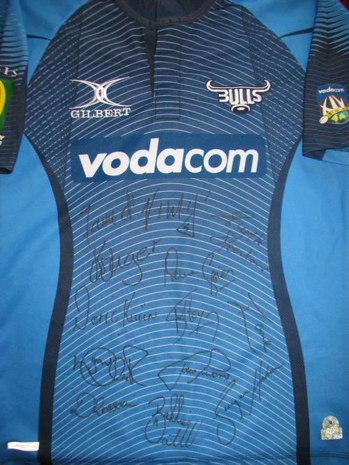 Bulls Super 14 Jersey Signed 2009