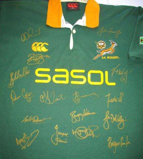 Springbok Jersey Signed by Team 2006