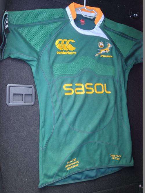 Springbok Rugby Jersey 2008
