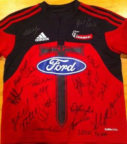 Crusaders Super 14 Rugby Jersey - Signed
