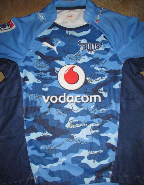 Bulls Super 15 Jersey Signed 2014