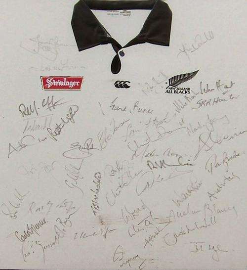All Blacks Rugby Jersey - Signed
