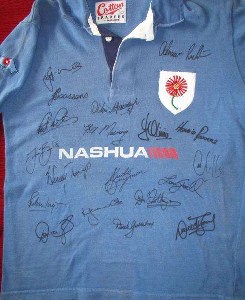 Northern Transvaal Rugby Jersey Signed 1995