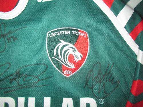Leicester Tigers Rugby Jersey 2013 - Signed