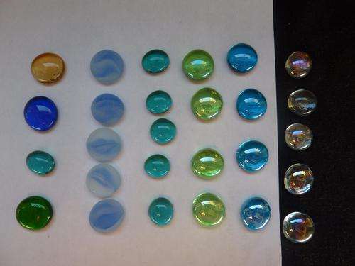 Glass stones (870pcs) Mixed
