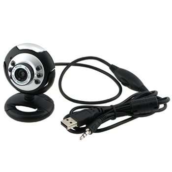 New High resolution 6 LED Webcam Web Camera 10x digital zoom