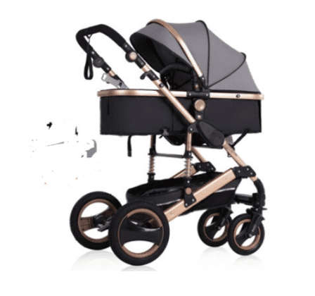 Baby Pram Stroller - 2 Positions Foldable Baby Pram -
