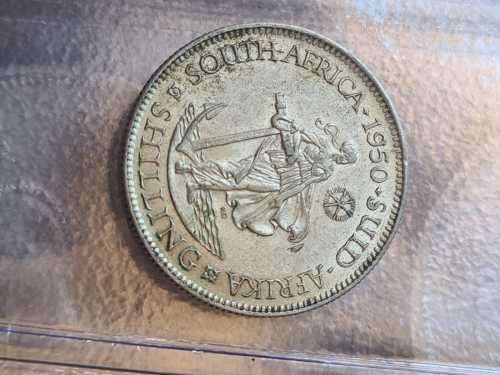 1950  SA UNION 1 Shilling