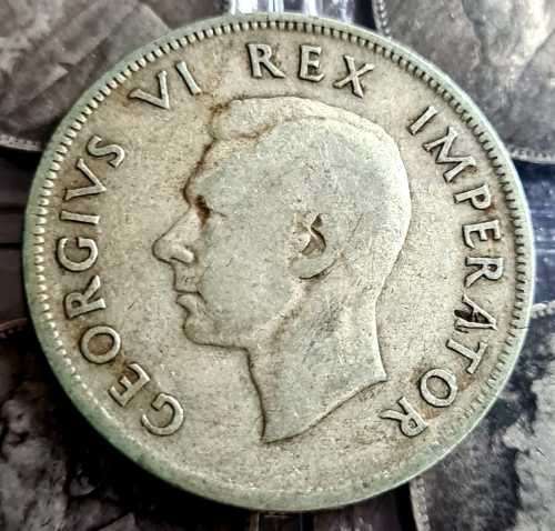 Rare 1939 SA Union Half crown