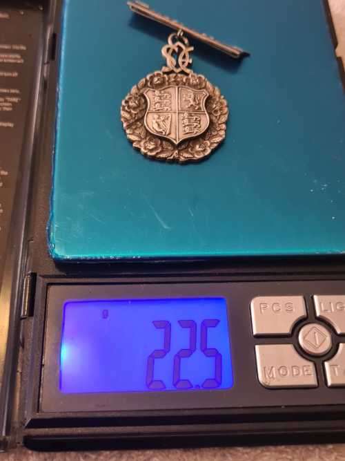 Sterling silver Freemasons medallion