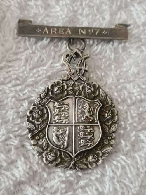 Sterling silver Freemasons medallion
