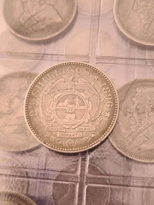 1896 ZAR HALF CROWN