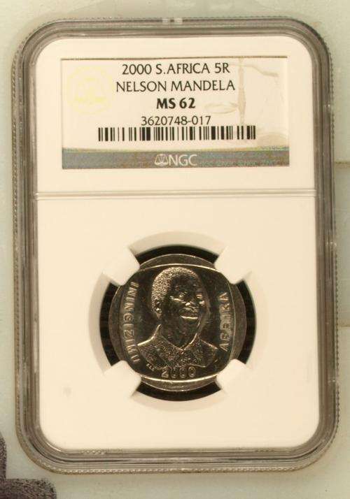 2000 MANDELA R5 SMILEY - MS62 - HIGH GRADE !!!