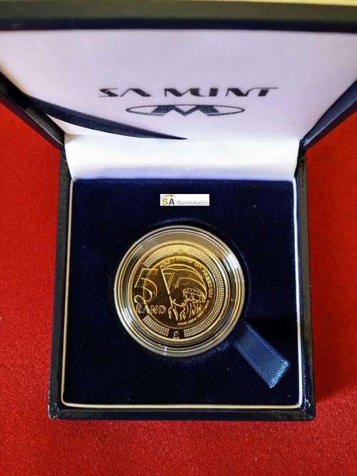 2014 ** 20 Years of Freedom R5 ** UNC - In SA Mint Box
