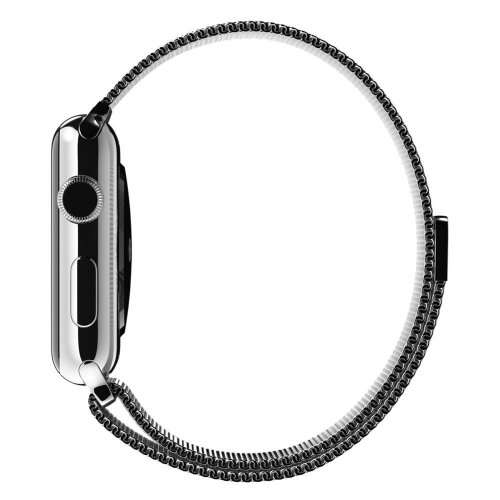 38mm Milanese Magnetic Loop Stainless Steel Strap Watchband For Apple Watch - Silver