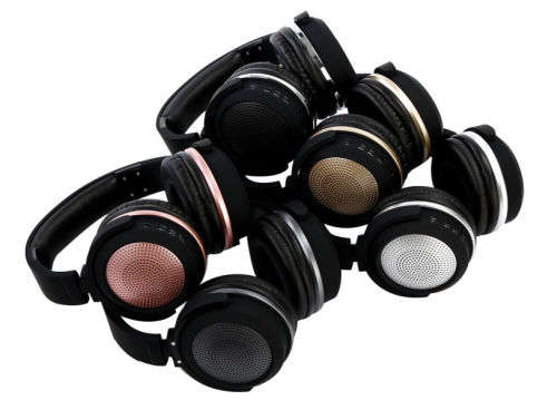 Bluetooth 5.0 Wireless Headphones - BT1612 - Gold