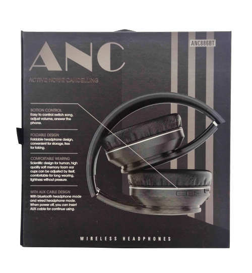 *FREE SHIPPING* Active Noise Cancelling Wireless Headphones - ANC886BT