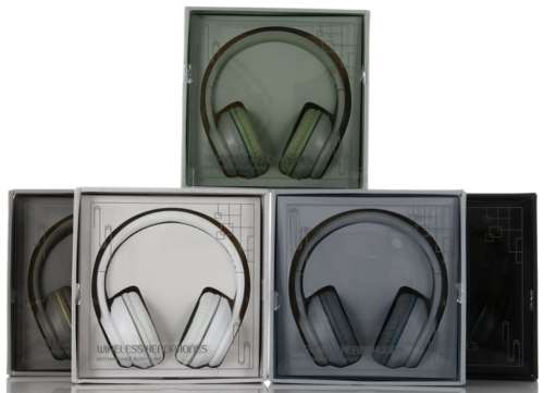 Bluetooth 5.0 Wireless Headphones - BT1627 - Grey