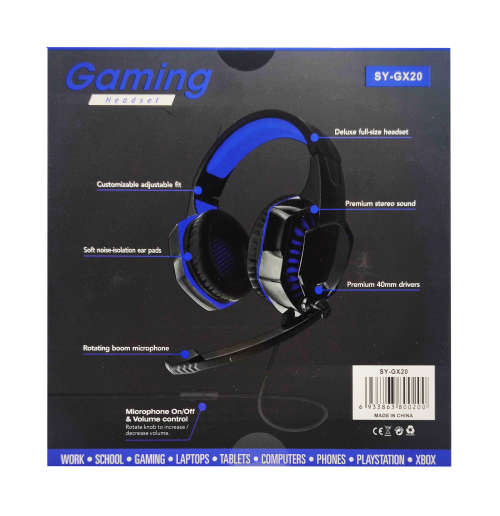 Gaming Headset - GX20 - Blue