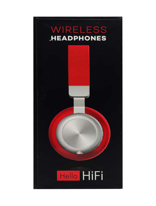 Bluetooth 5.0 Wireless Headphones - BT1616 - Red