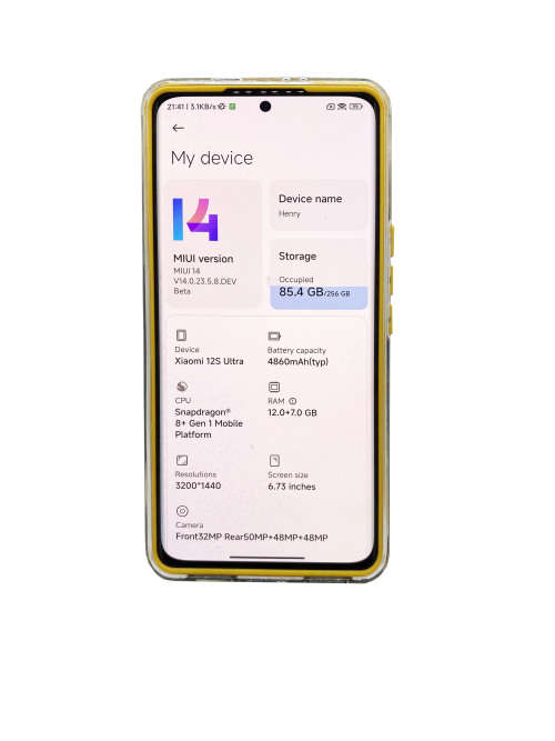 Xiaomi 12s Ultra 12gb+256gb Dual Sim Black