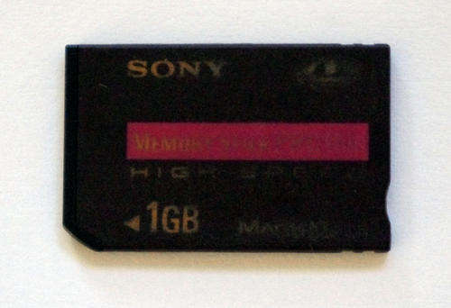 SONY 1GB High Speed Memory Stick(R) PRO Duo Media ( Red )
