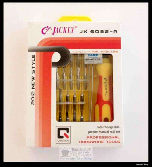 32 in 1 JACKLY interchangeable precise manual Screwdriver set