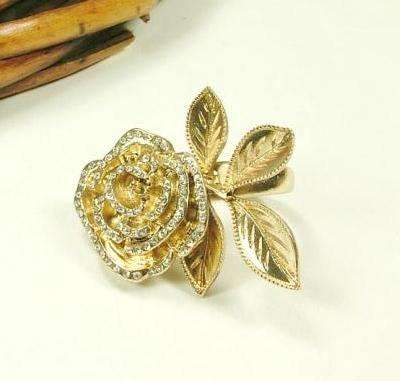 ***True Grace Accessories*** Beautiful Exquisite Rose Gold Tone Ring