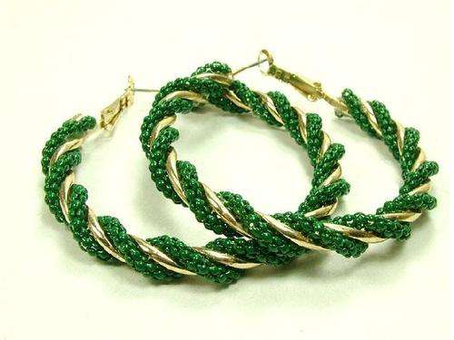 ***True Grace Accessories*** Stud Earrings (Green)