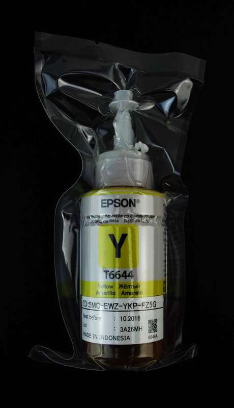 Original Epson Yellow ink bottle - T6644