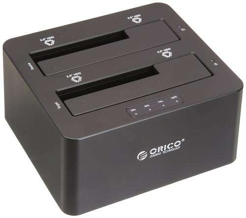 ORICO 6629US3-C Dual bay USB3.0 to 2.5" & 3.5" SATA External Hard Drive Docking Station