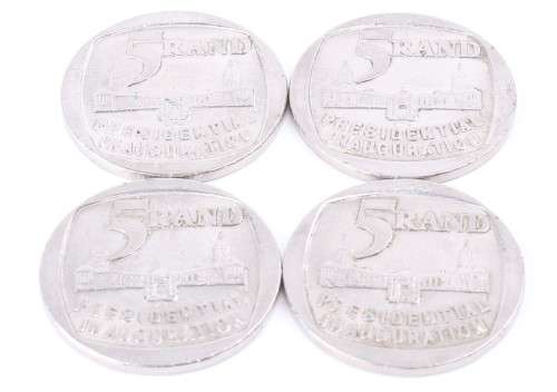 1994 R5 Presidential Inauguration coin - 4 Pieces