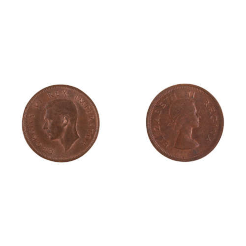 lot of 13 farthing (1/4 penny)