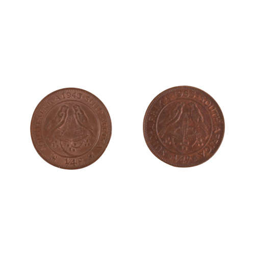 lot of 13 farthing (1/4 penny)