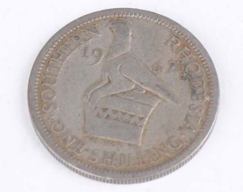 1947 Southern Rhodesian lot (Fine Detail) - Half Crown + 2 Shilling + 1 Shilling + 6 Pence