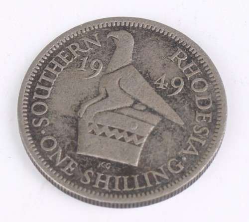 1949 Southern Rhodesian lot (Fine Detail) - Half Crown + 1 Shilling + 6 Pence