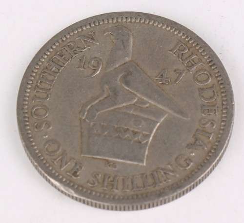 1947 Southern Rhodesian lot (Fine Detail) - Half Crown + 1 Shilling + 6 Pence