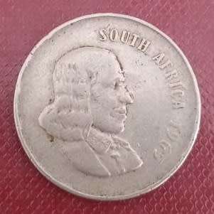 Republic South Africa. 1965.  20 Cent Coin