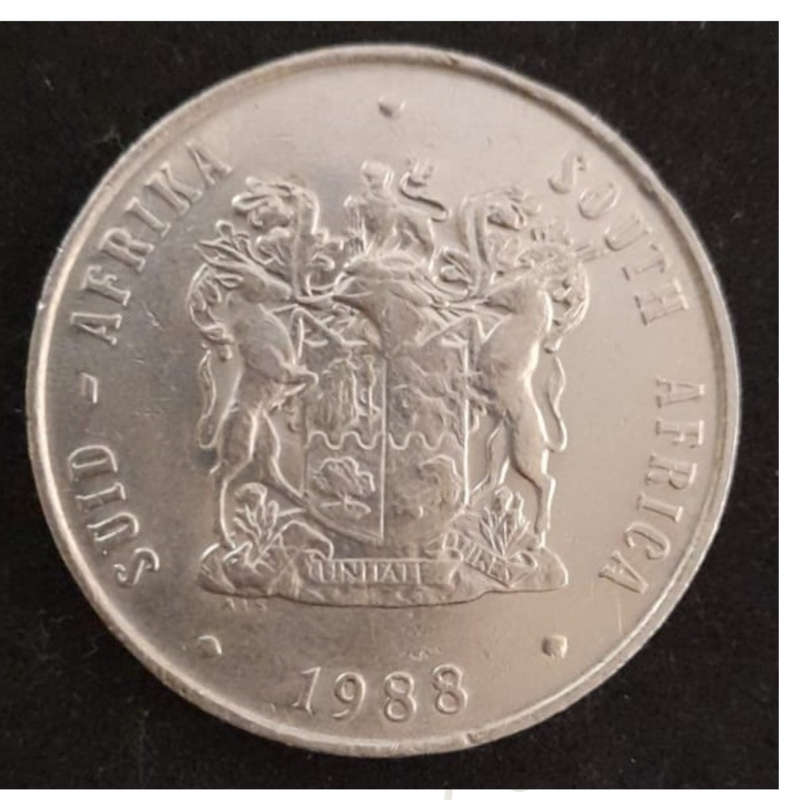 R1 - One Rand 1988, Coin from South Africa